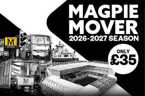 Exclusively for NUFC season ticket holders